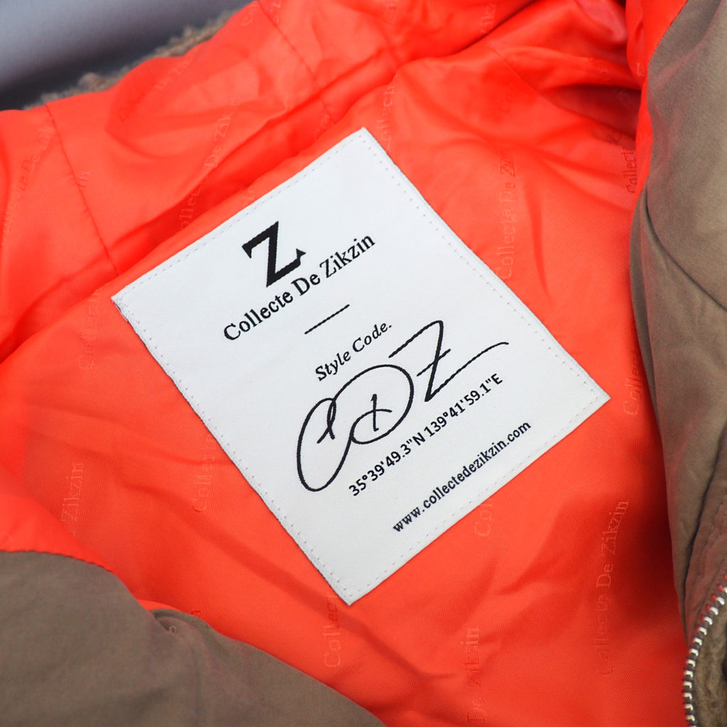 Collecte de zikzin  キルティングボアジャケット